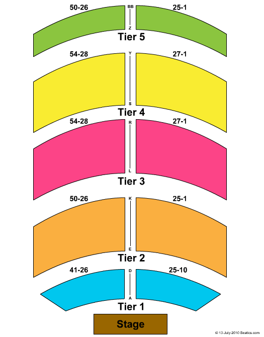 Grove Anaheim Seating Chart